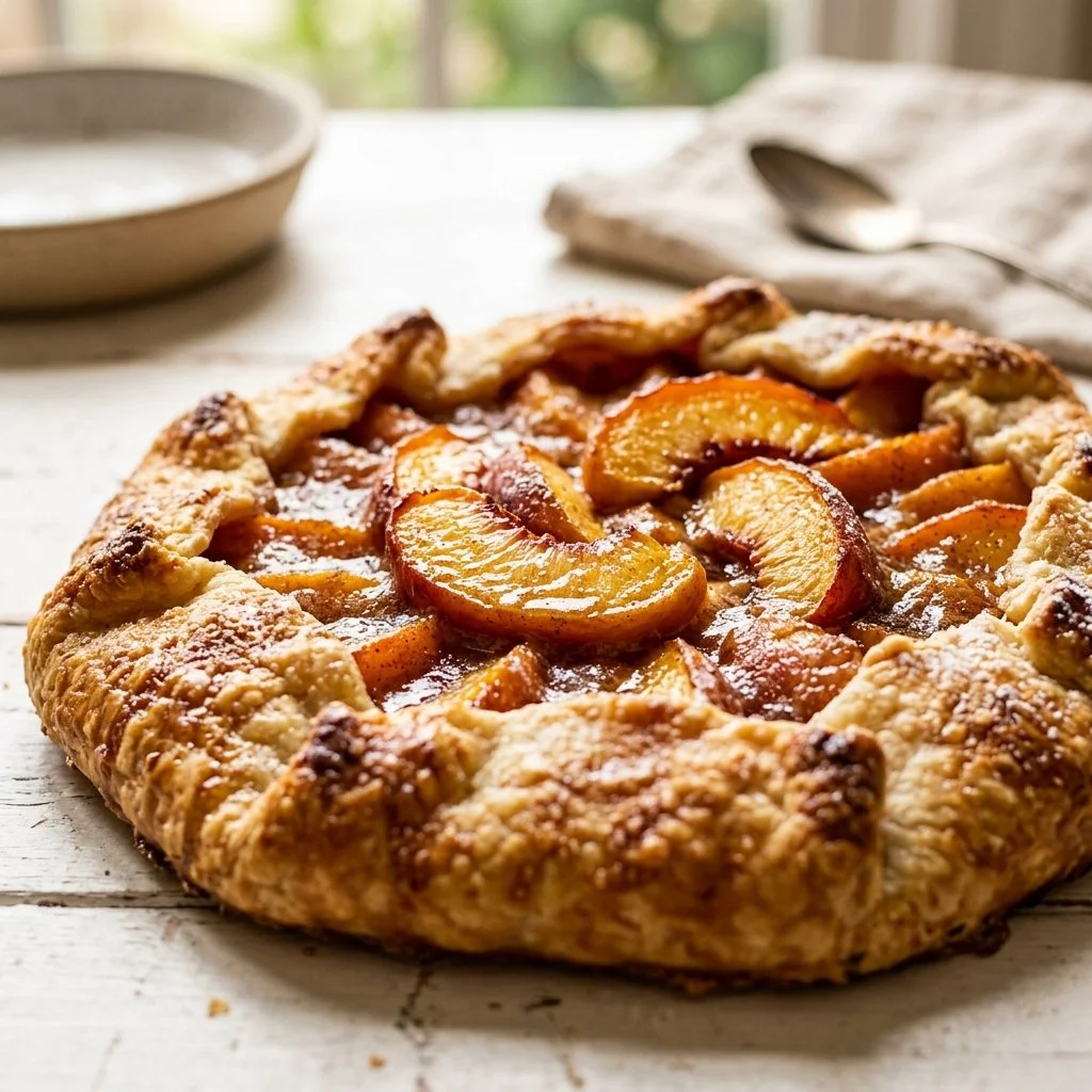 Brown Butter Peach Galette