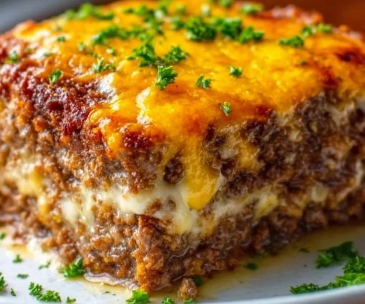 Cheesy Meatloaf Casserole