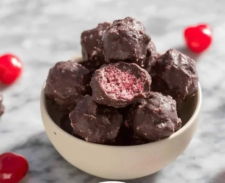 Cherry Mash Truffles