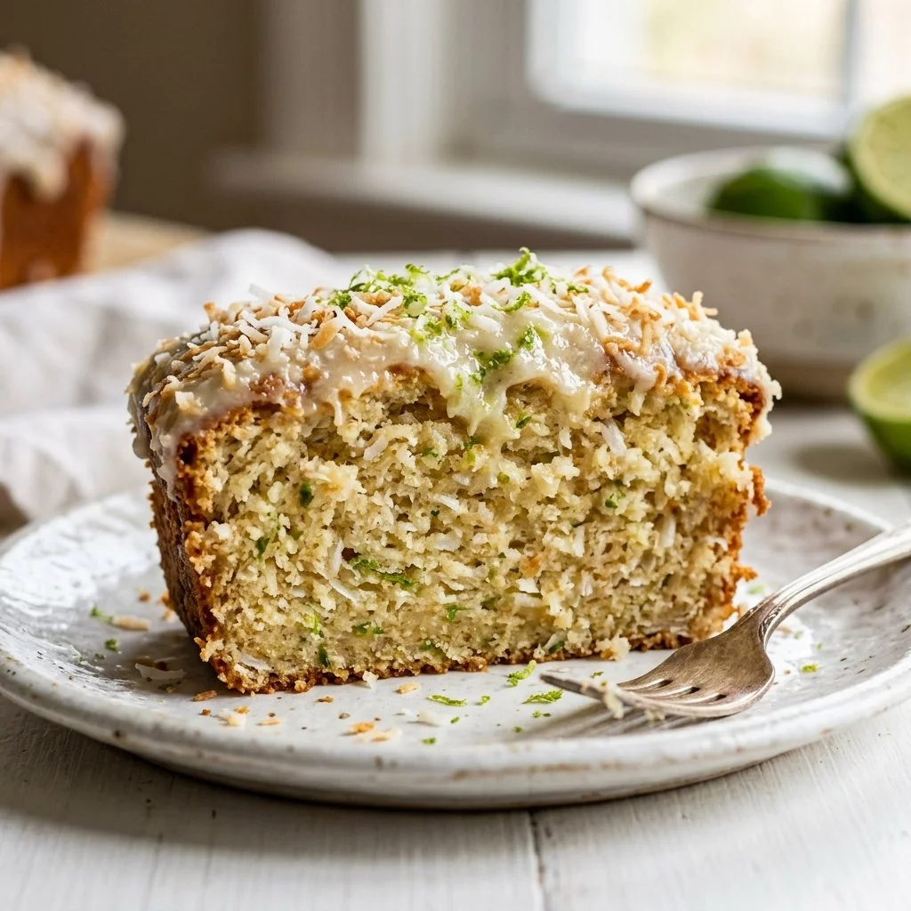 Coconut Lime Loaf Cake Recipe