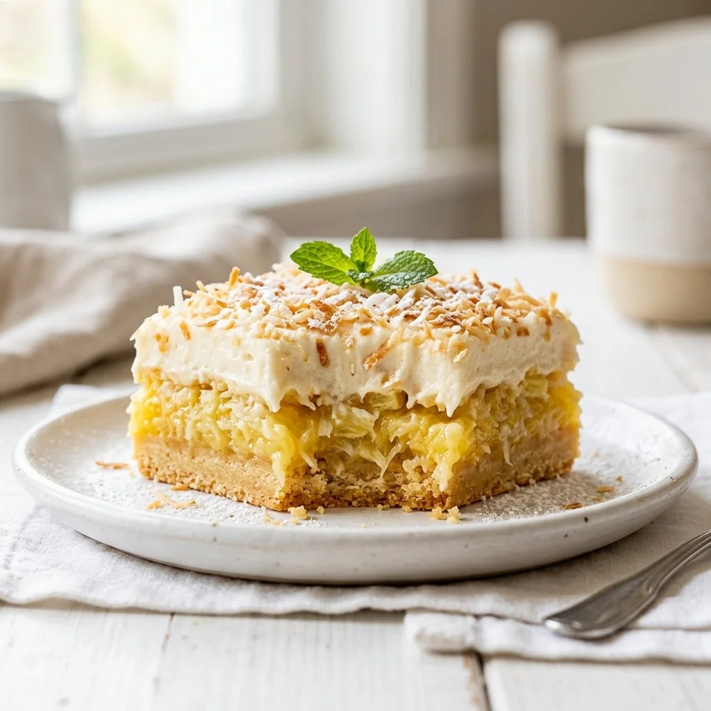 Coconut Pineapple Dream Bars Recipe