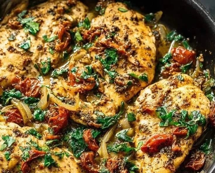 Creamy Tuscan Chicken Skillet