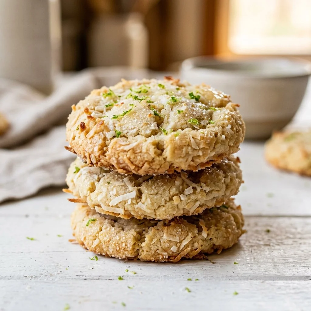Easy Coconut Lime Sugar Cookies Recipe