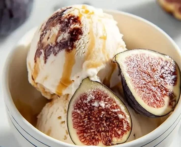 Fig Ricotta Ice Cream
