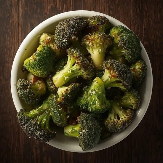 Garlic and Parmesan Roasted Broccoli