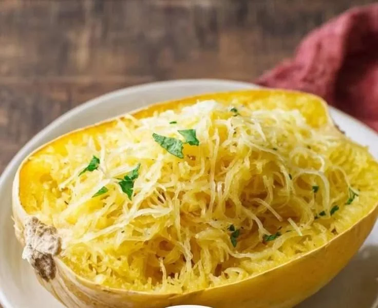 Garlic Brown Butter Spaghetti Squash