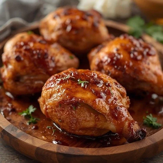 Golden Oven-Baked Chicken Thighs Recipe