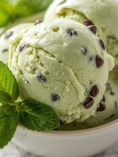 Healthy Mint Chocolate Chip Ice Cream