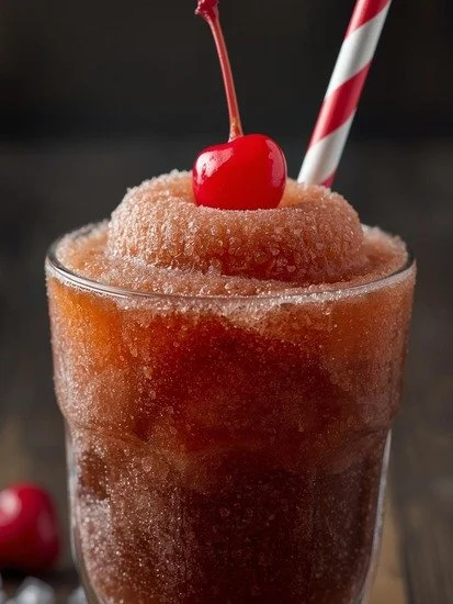 Homemade Cherry Cola Slushie