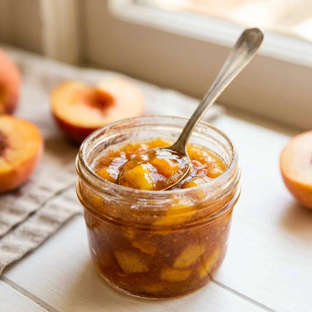 Peach Vanilla Bean Jam