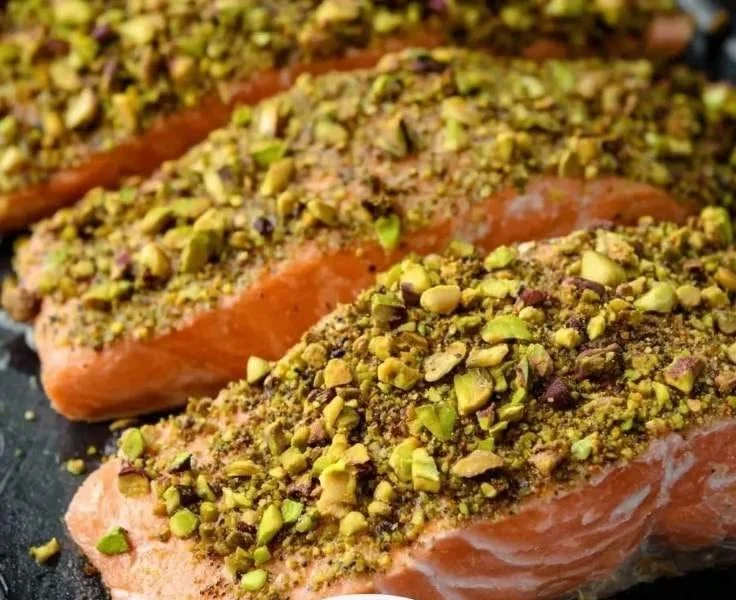 Maple Pistachio Salmon