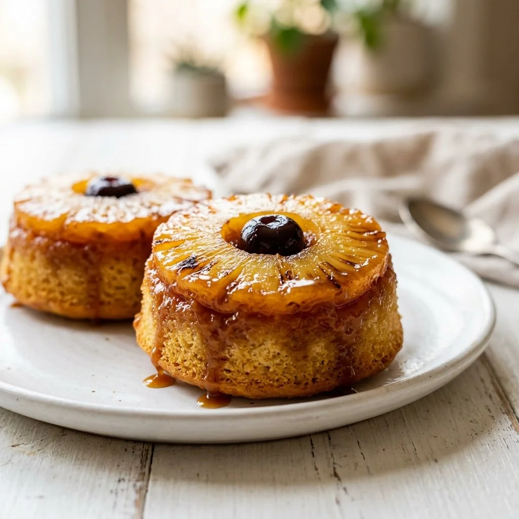 Mini Pineapple Upside-Down Cakes