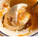 Ninja Creami Protein Ice Cream with Salted Caramel - a healthy dessert option