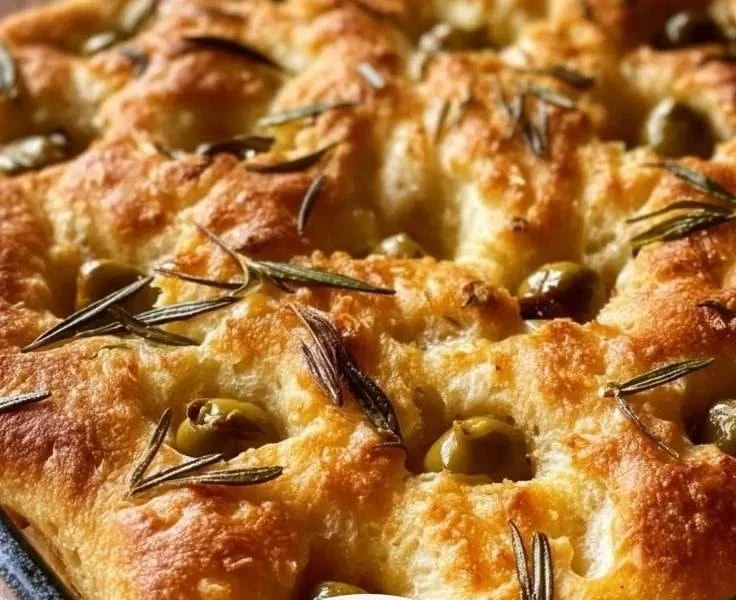 Olive Rosemary Focaccia