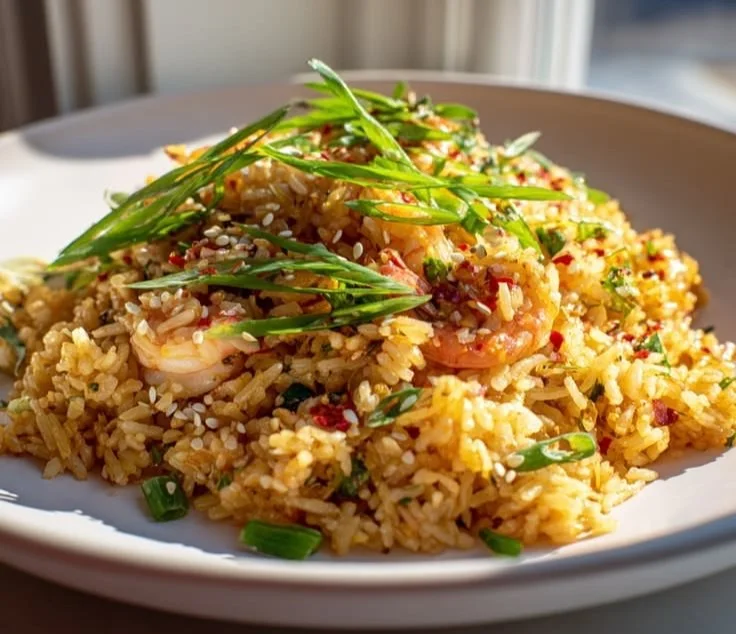 One-Pan Fried Rice Recipe with vibrant vegetables and savory flavors