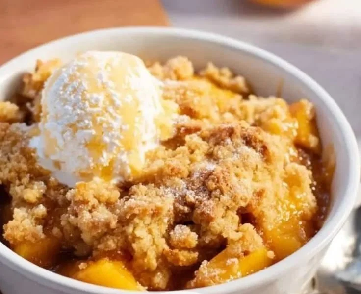 Peach Dump Cake