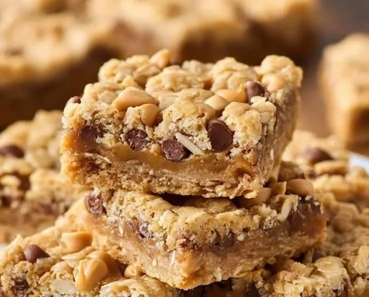 Peanut Butter Oatmeal Cookie Bars