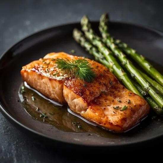Salmon with Honey Mustard Glaze Recipe