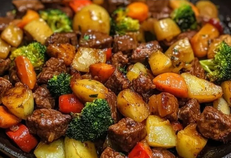 Skillet Beef Vegetable Dinner
