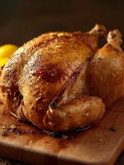 Smoked Lemon Herb Rotisserie Chicken