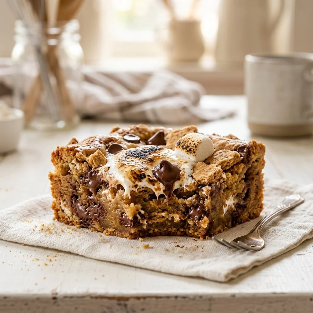 S'mores Blondies Recipe