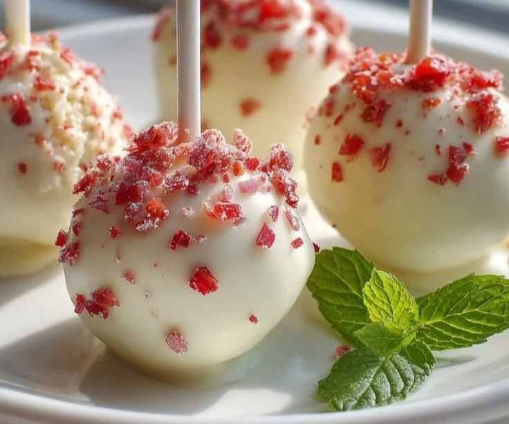 Strawberry Shortcake Cake Pops
