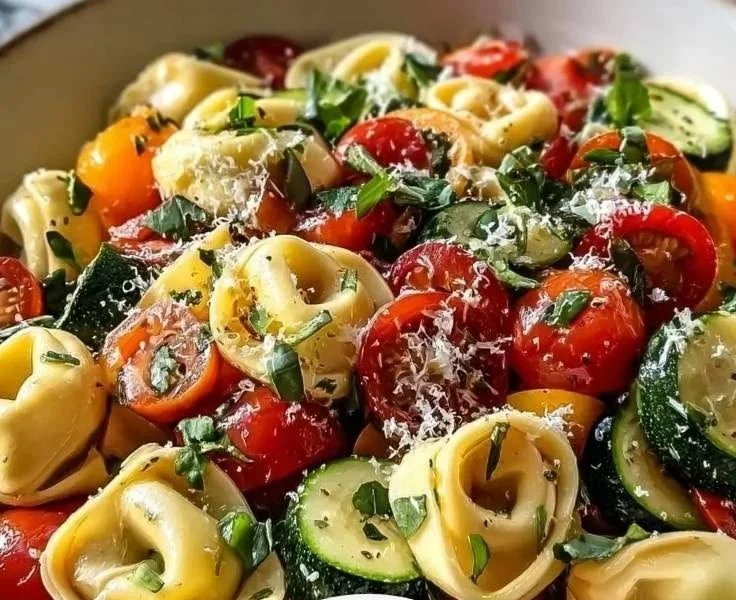 Tortellini with Summer Vegetables