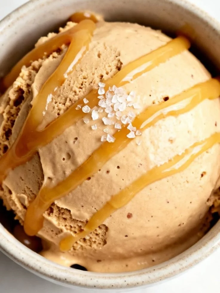 Vegan Caramel Ice Cream