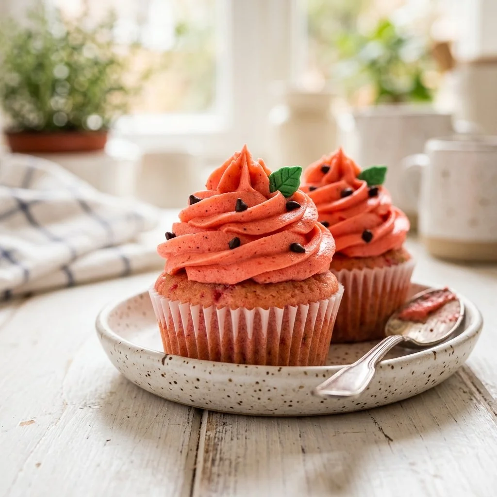Watermelon Cupcakes Recipe