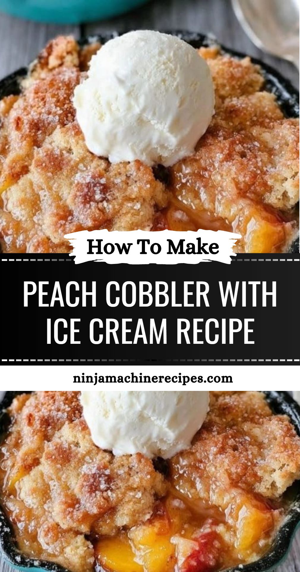 Peach Cobbler Recipe With Ice Cream
