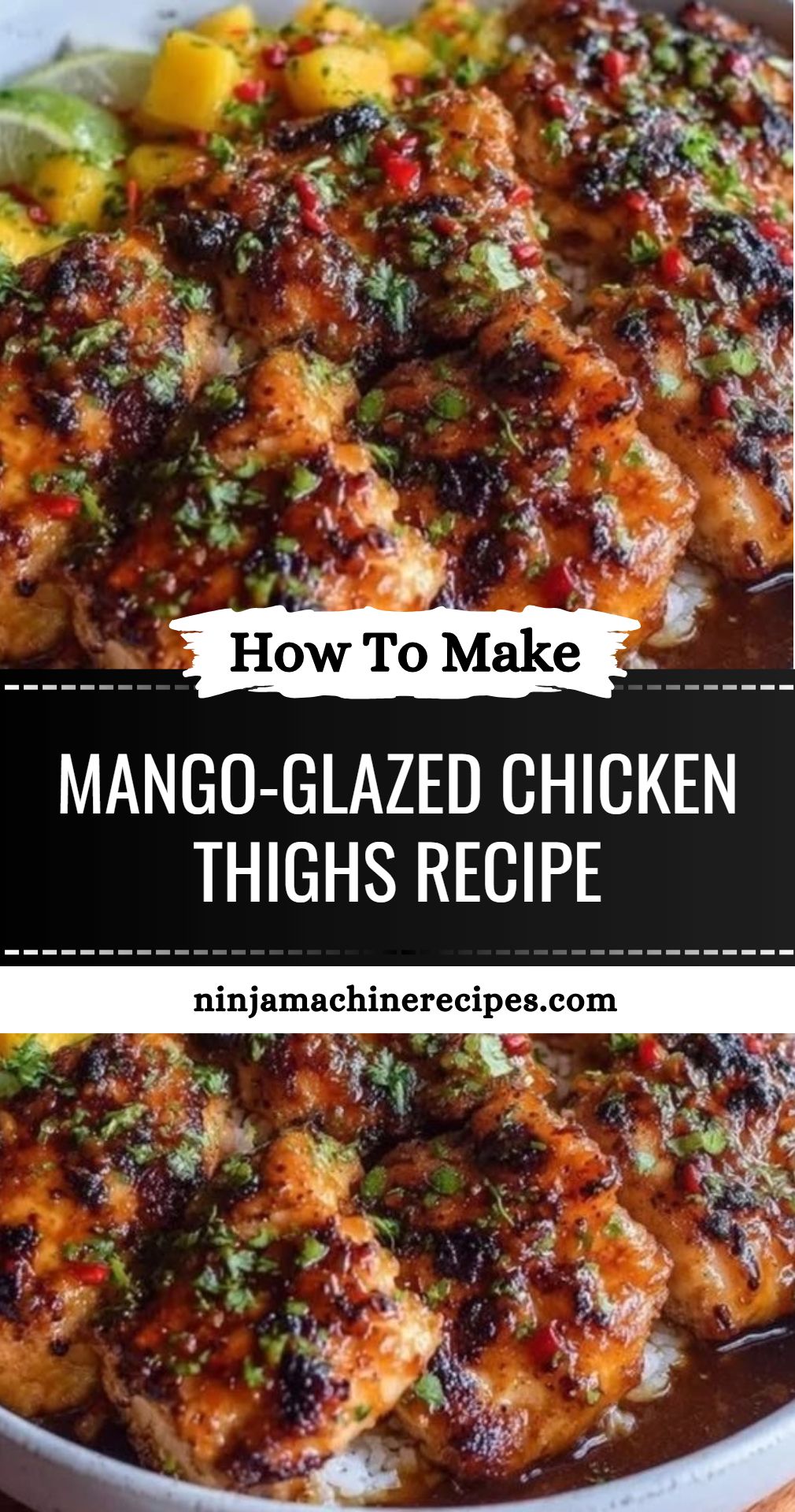 Mango Glazed Chicken Thighs Recipe