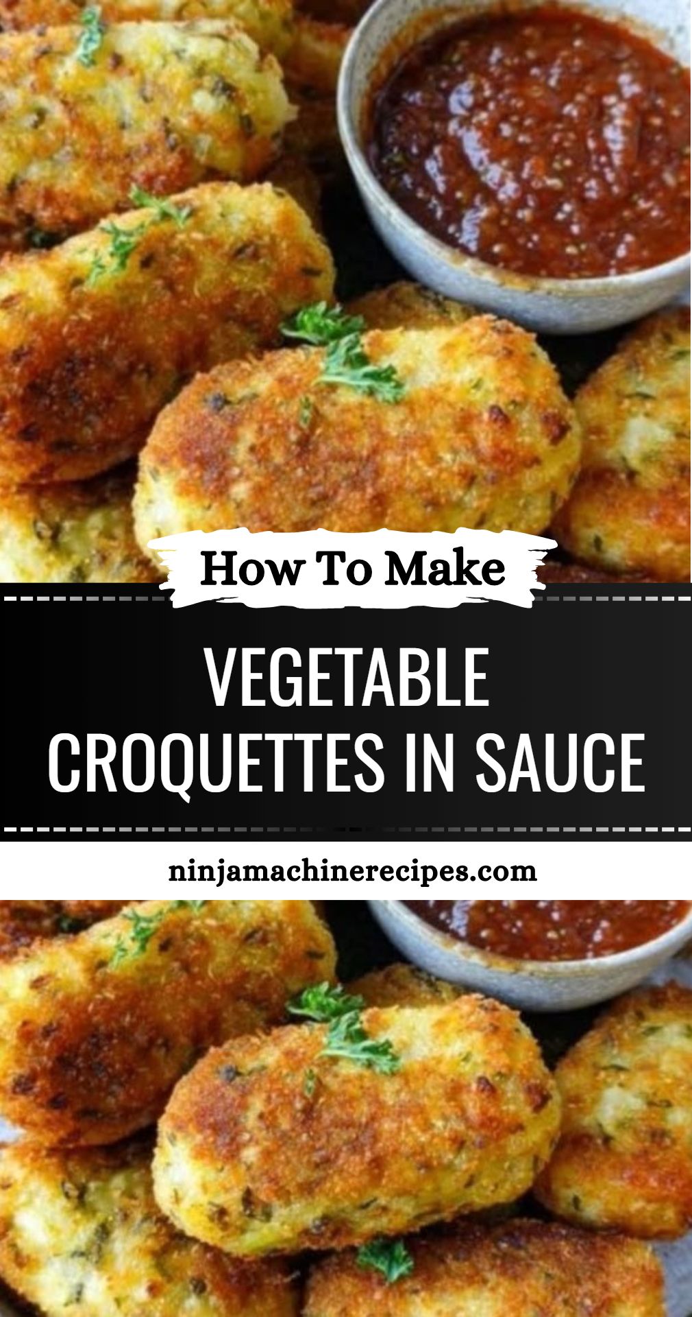 Vegetable Croquettes In Sauce