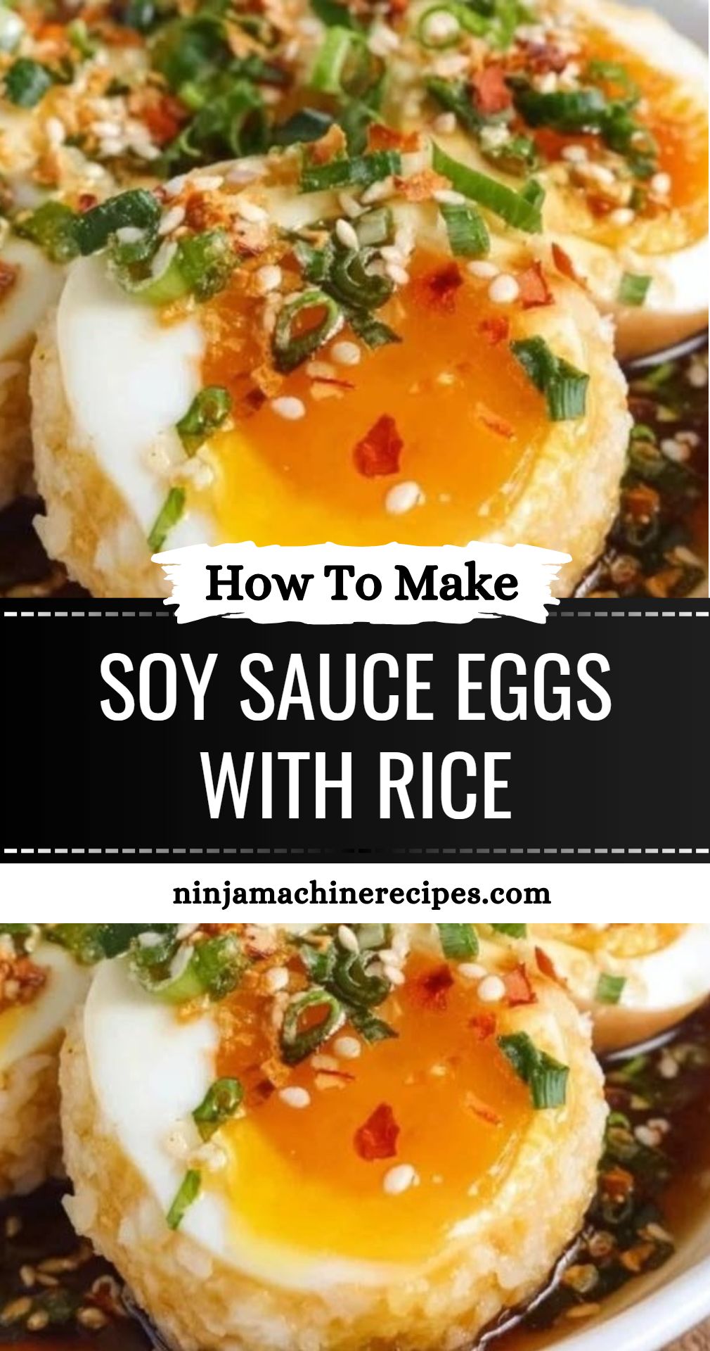 Soy Sauce Eggs With Rice