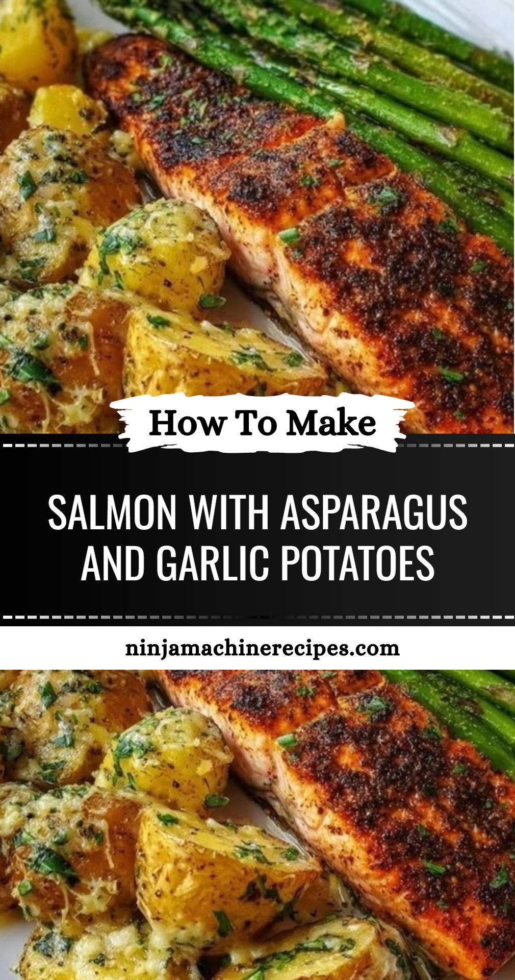 Salmon Asparagus Garlic Potatoes