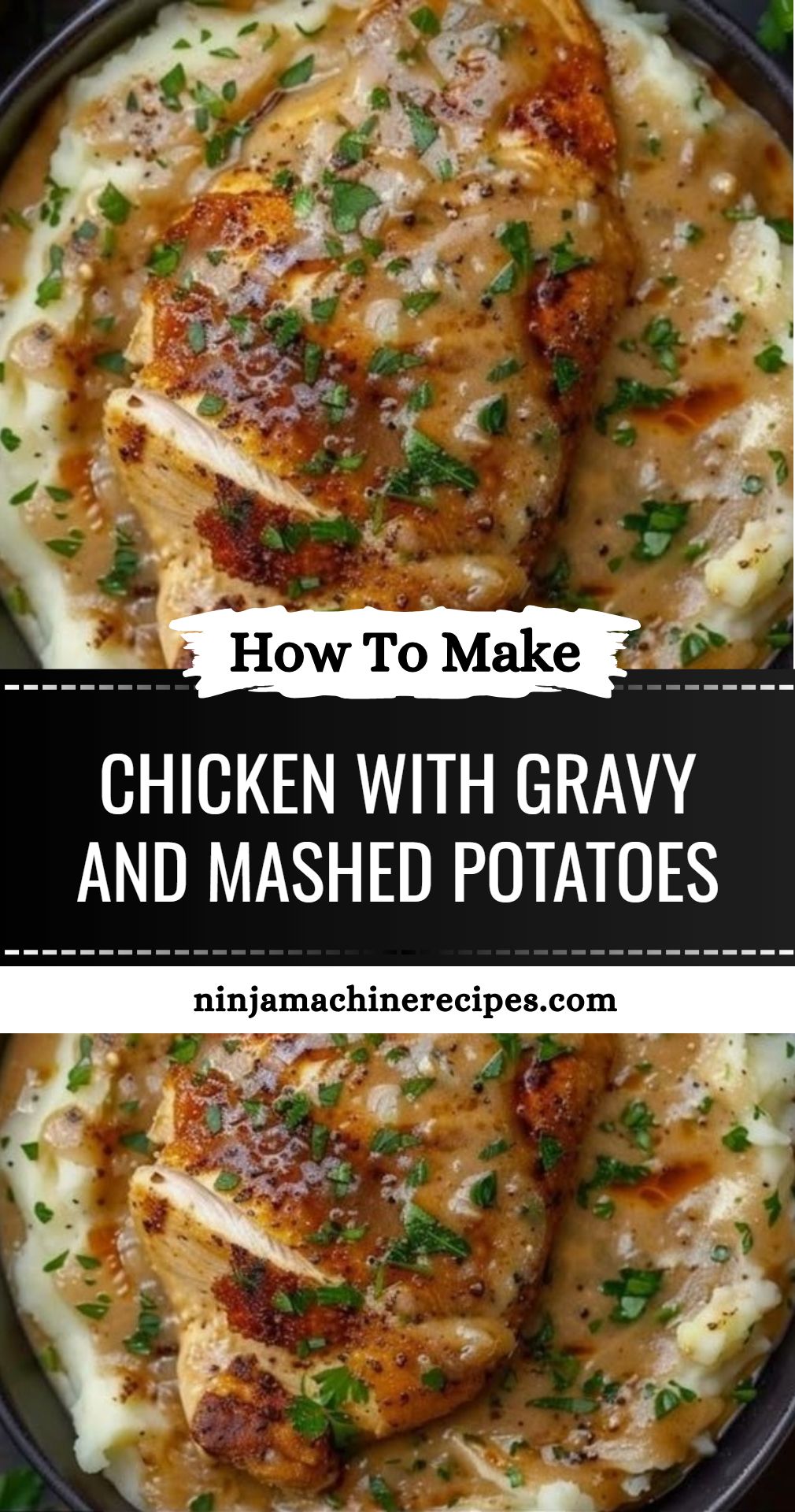 Chicken With Gravy And Mashed Potatoes