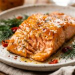Apricot Glazed Salmon High Protein