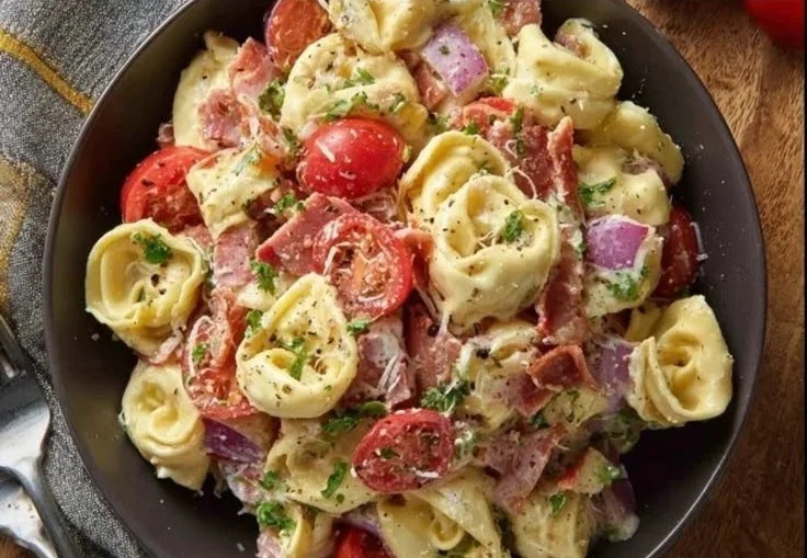 Tortellini Salad with Bacon