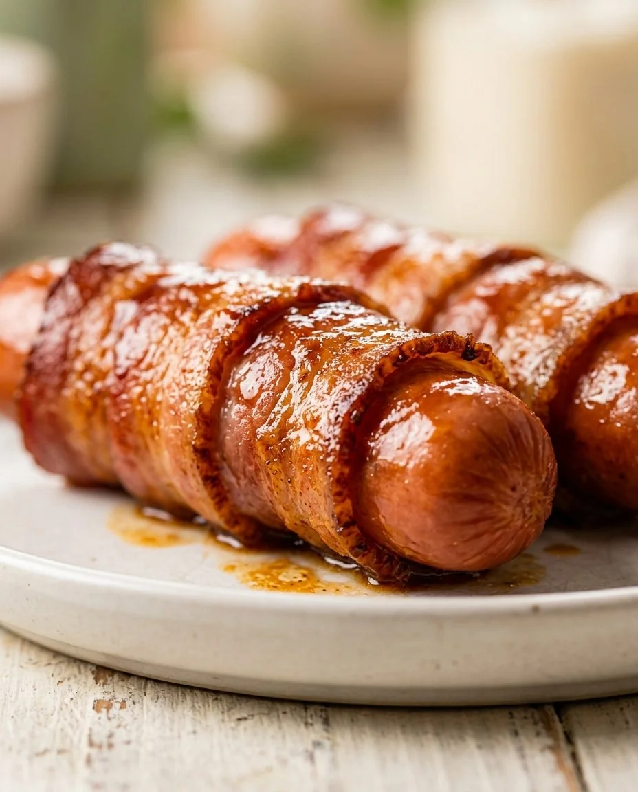 Blackstone Bacon-Wrapped Hot Dogs