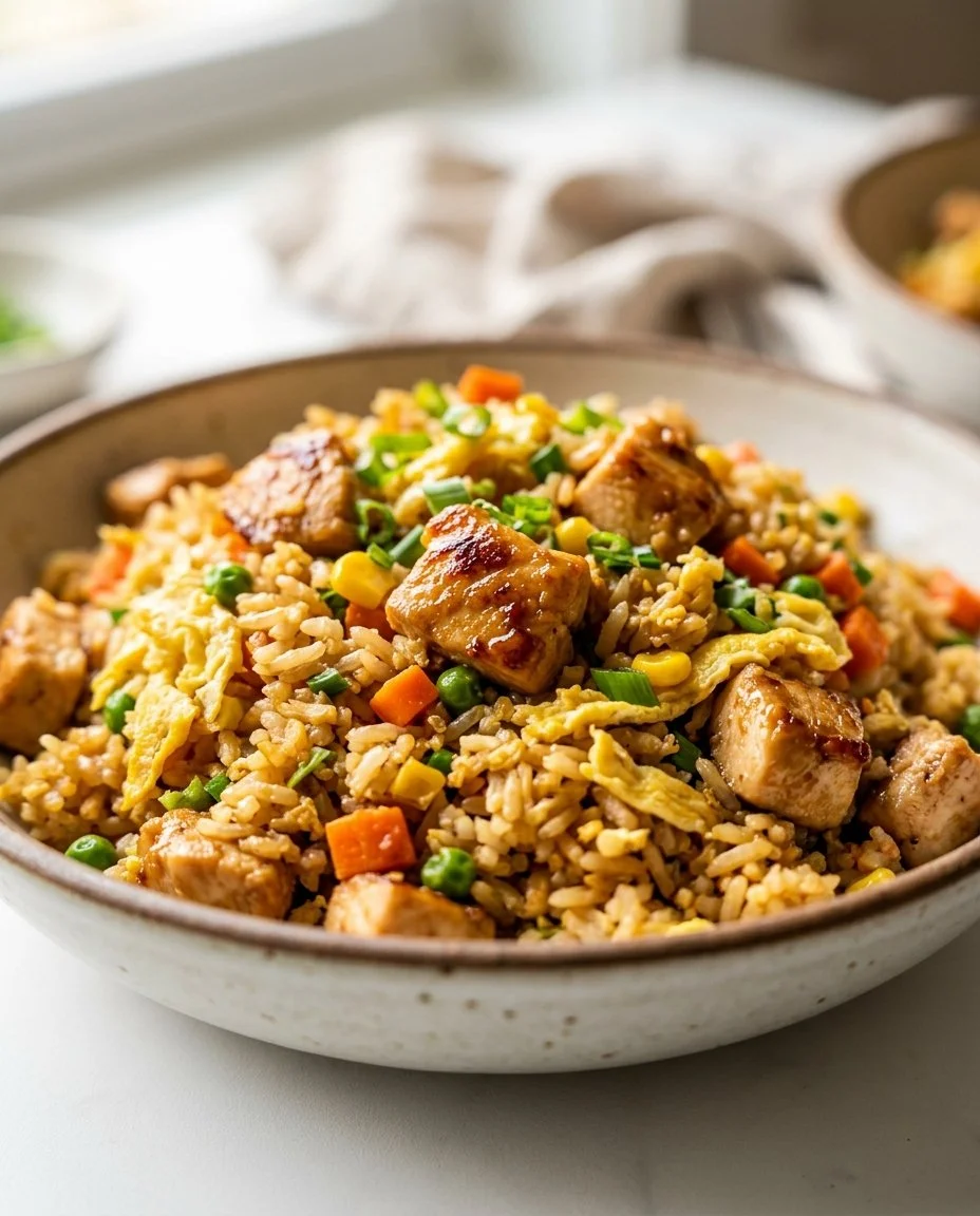 Blackstone Hibachi Chicken and Fried Rice