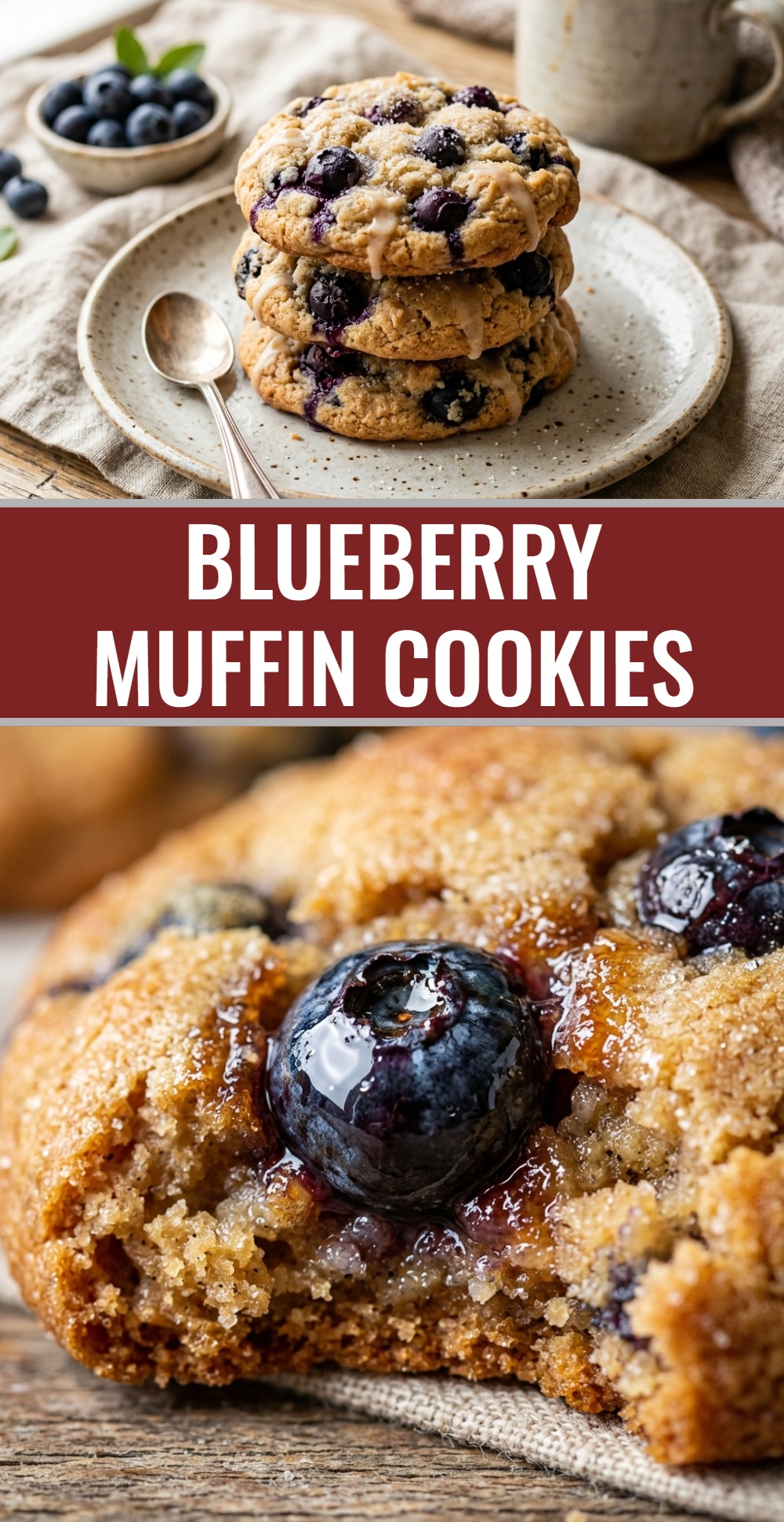 Blueberry Muffin Cookies