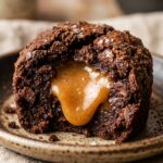 Brownie Bombs Caramel Stuffed