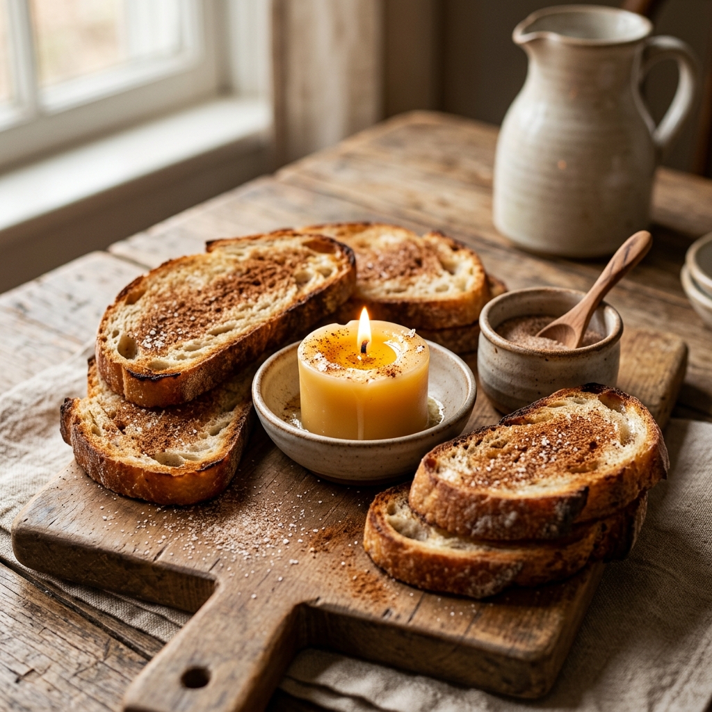 Butter Candle Bread Dip Cinnamon