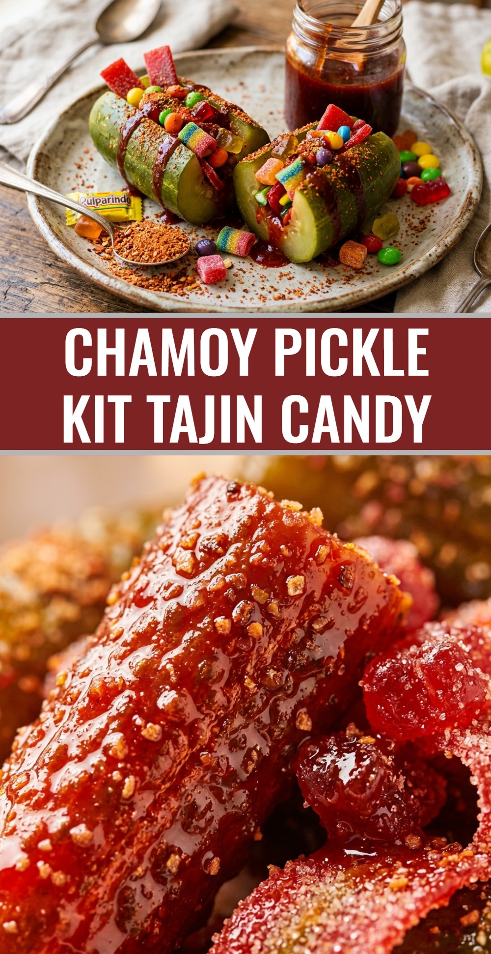 Chamoy Pickle Kit Tajin Candy