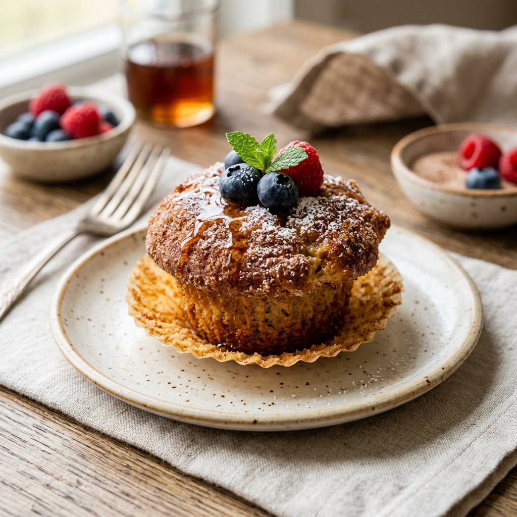 Cinnamon Sugar French Toast Muffins