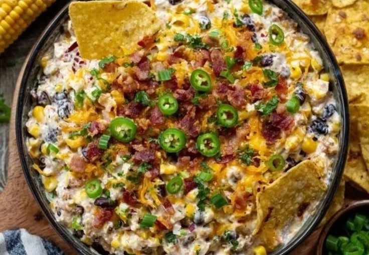 Corn Dip with Bacon