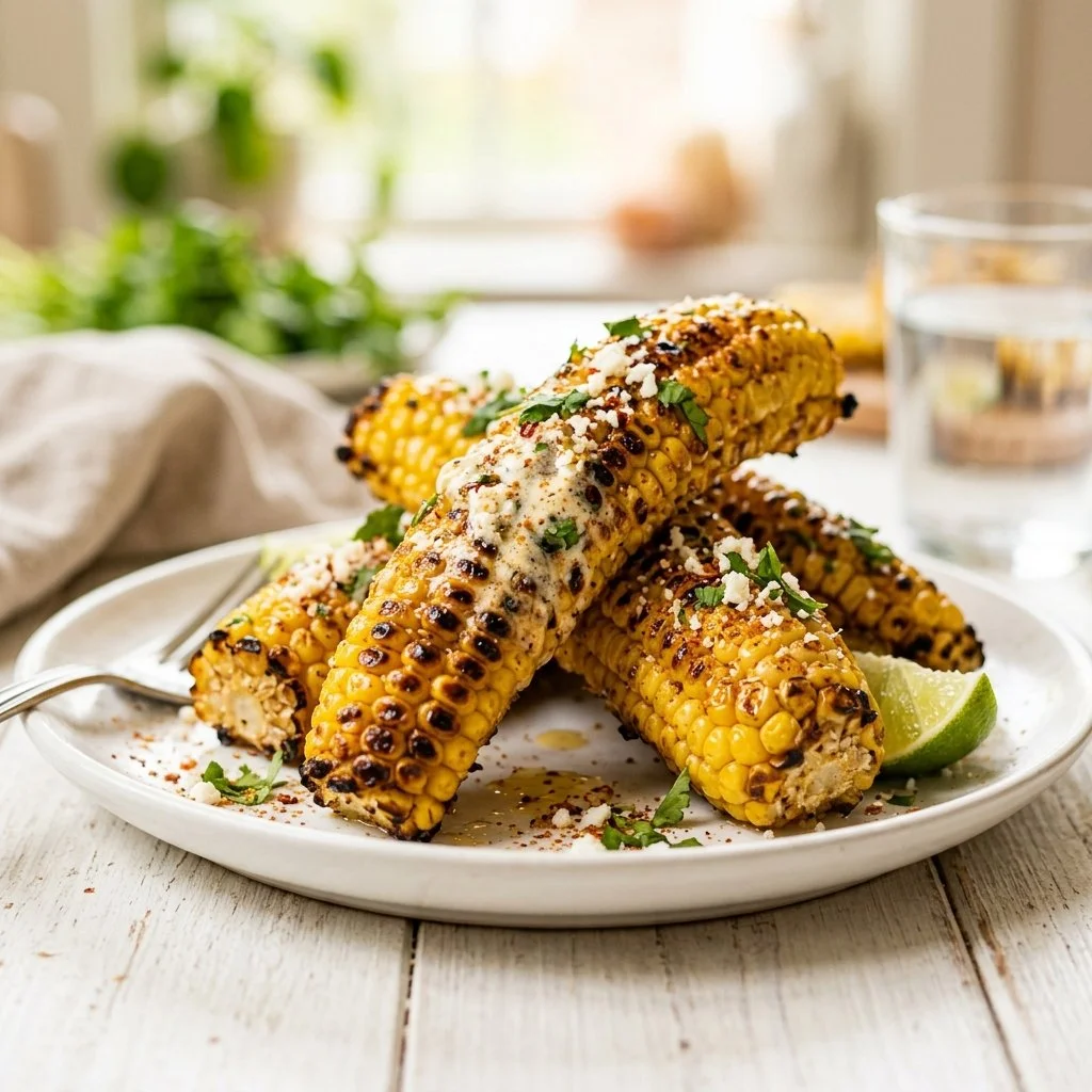 Corn Ribs on the Grill with Tajin Butter