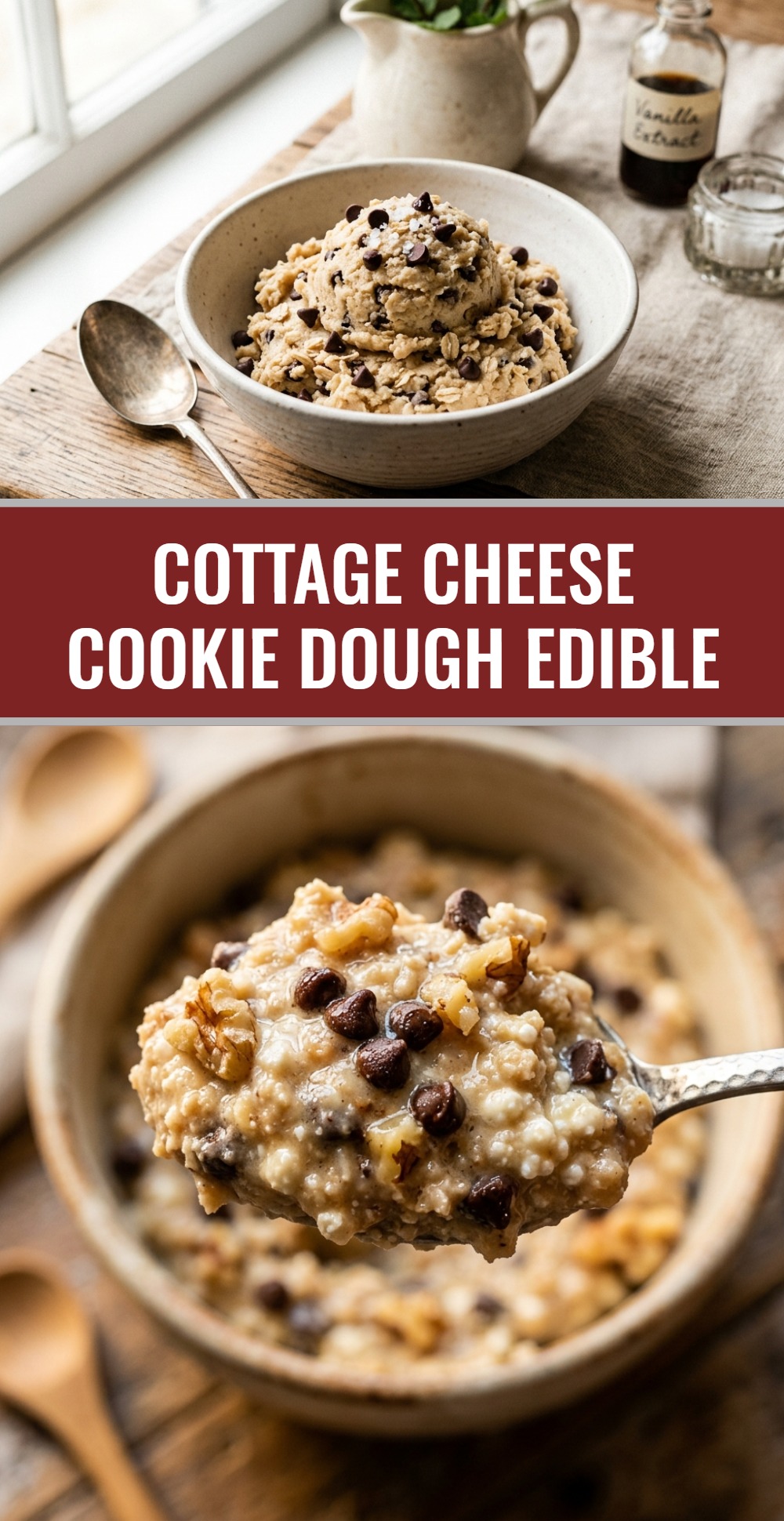 Cottage Cheese Cookie Dough Edible