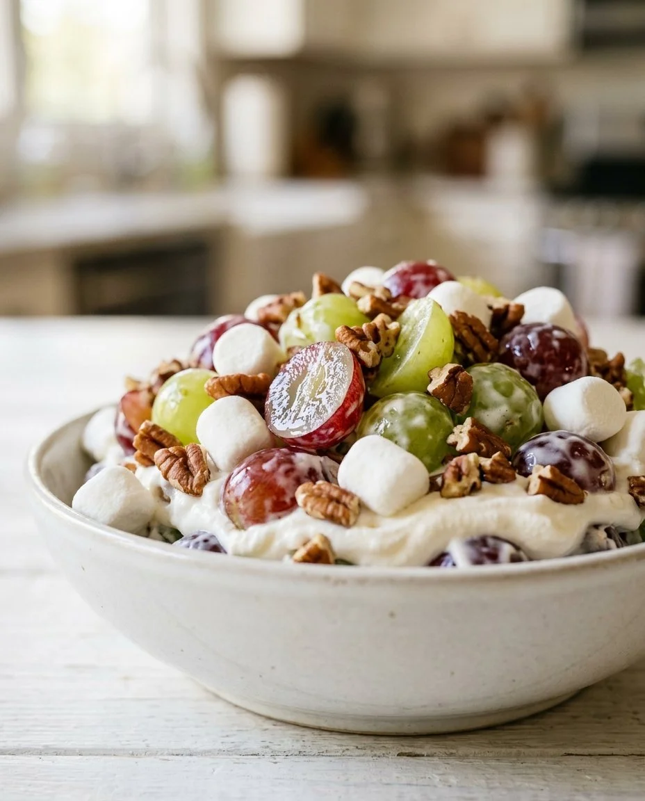Creamy Grape Salad Recipe
