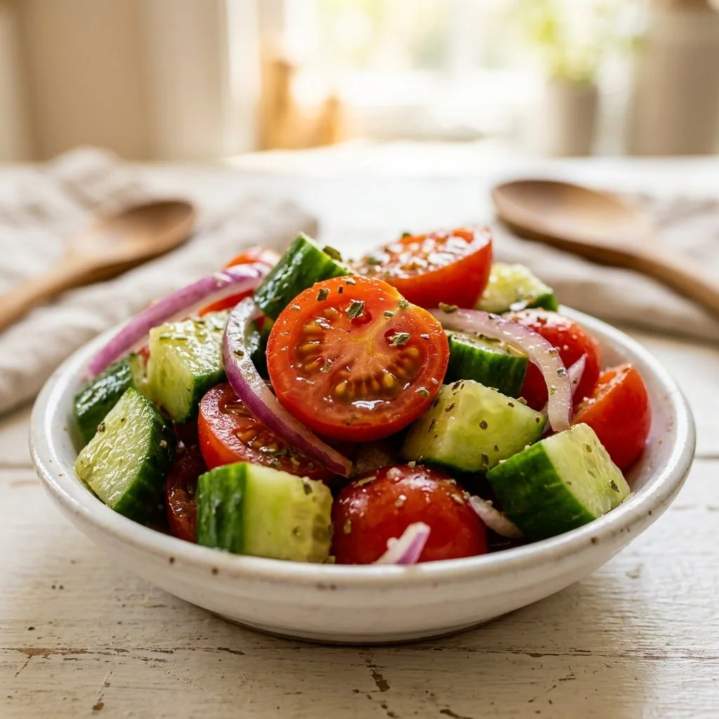 Cucumber and Tomato Salad