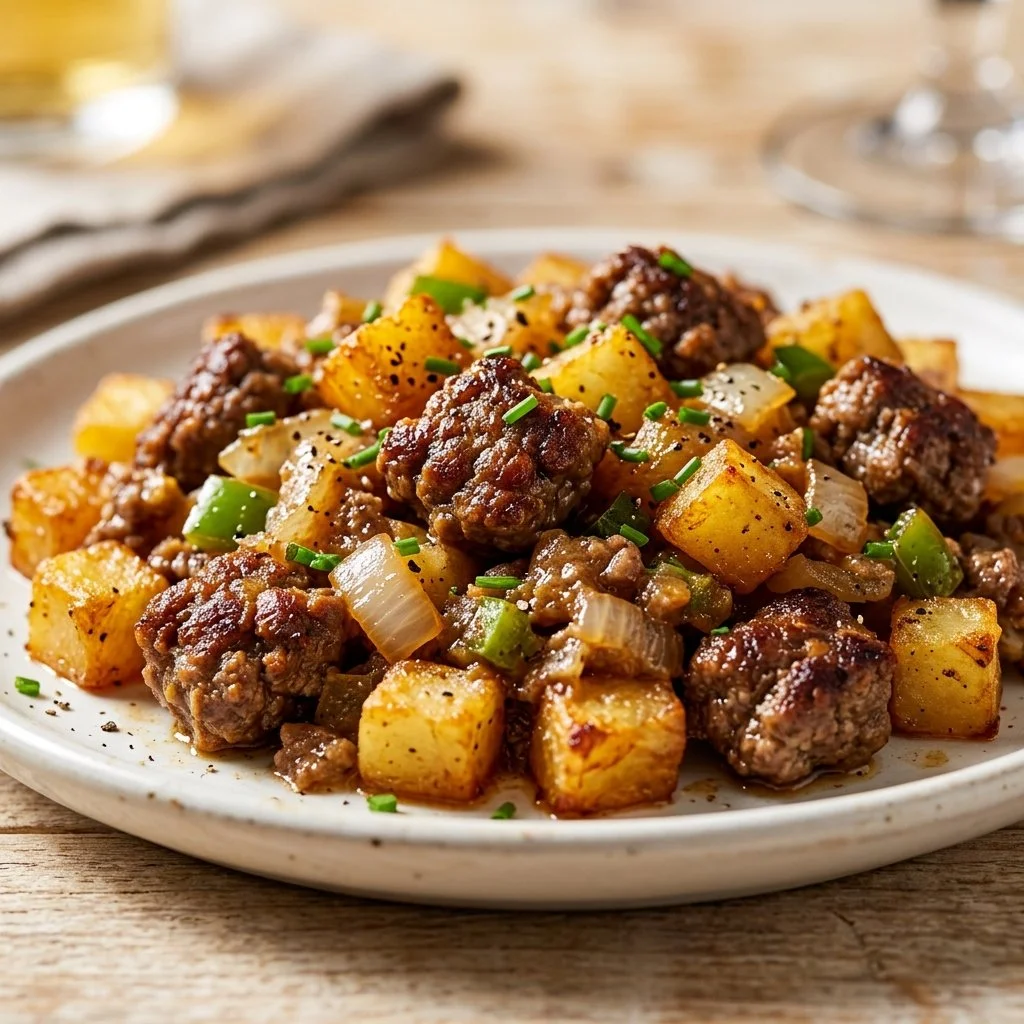 Ground Beef and Potato Hash Recipe